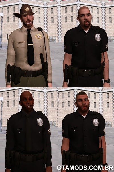 Pack de Policiais do GTA V